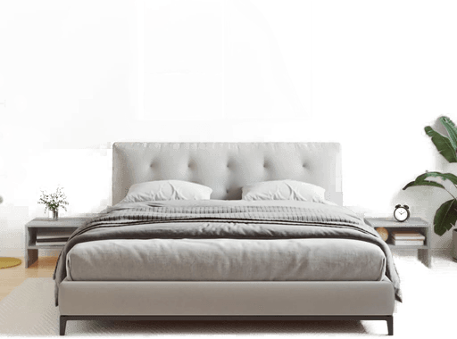 Vidaxl Nattbord 2 stk grå 40x30 cm