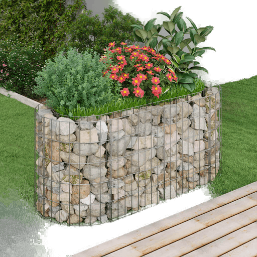 Vidaxl Gabion høybed 120x50x50 cm