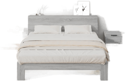 Vidaxl Veggmonterte nattbord 2 stk 34x30 cm