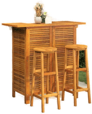 Vidaxl Hagebarsett 3 deler