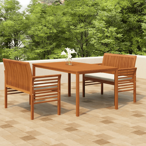 Vidaxl Utendørs spisestue 3 deler