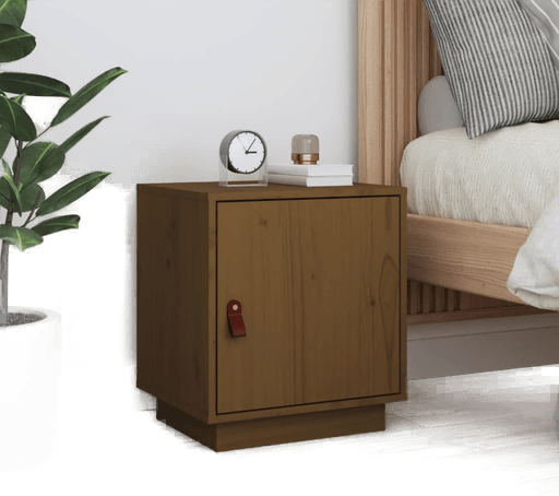 Vidaxl Nattbord honningbrun 40x34x45 cm