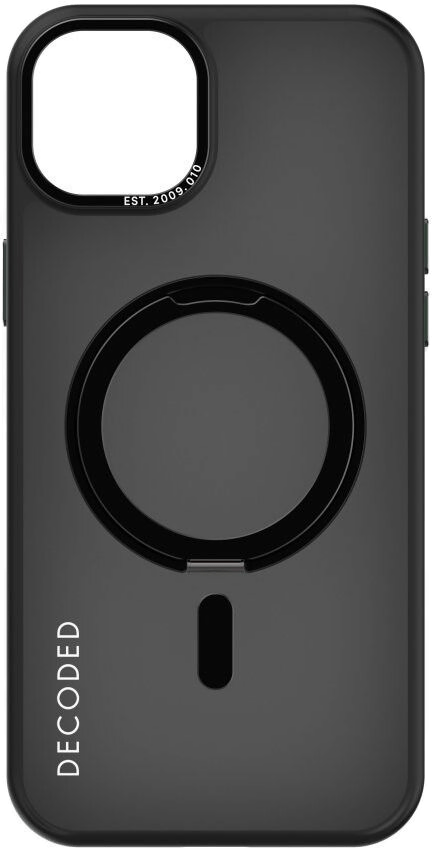 Decoded resirkulert plastløkkestativ bakdeksel iPhone 15 Plus - Svart