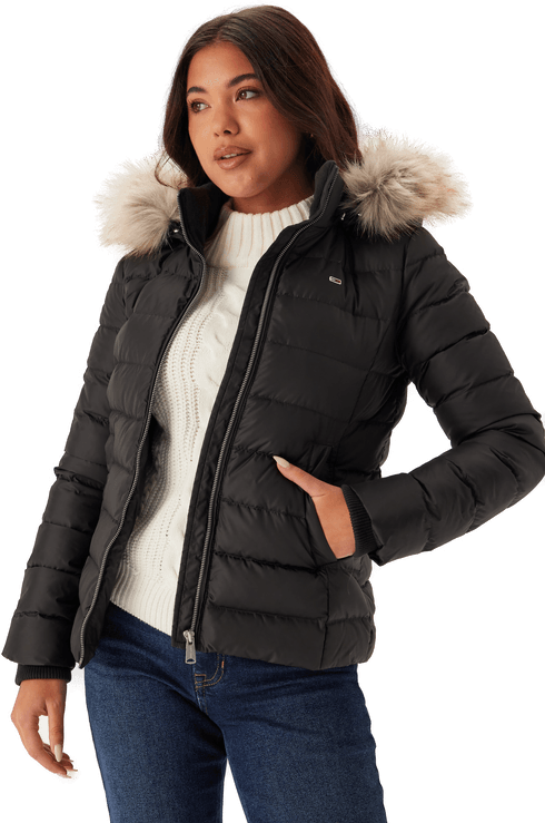 Tommy Jeans Tjw Basic Hooded Down Jacket