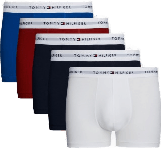 Tommy Hilfiger 5P Signature Trunk Blå/Rød