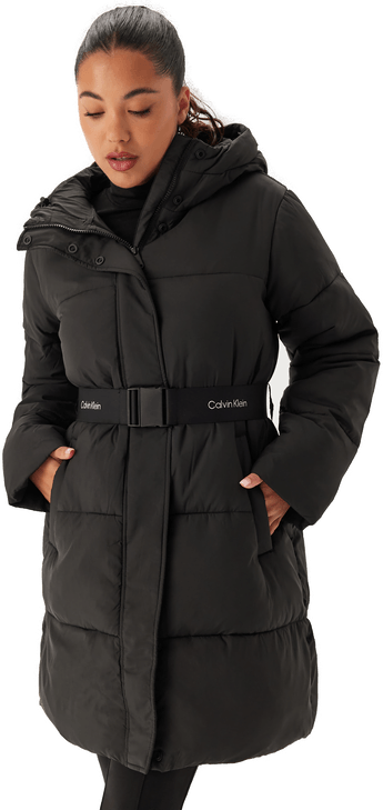 Calvin Klein Jeans Logo Belt Long Puffer
