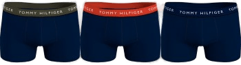 Tommy Hilfiger 3P Logo Trunks Mørkblå