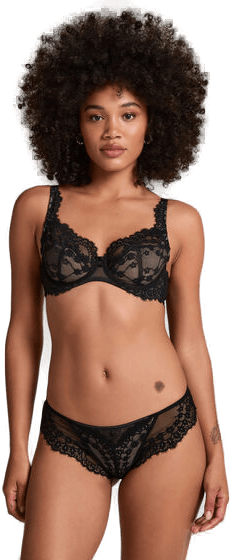 Hunkemöller Brasiliansk truse Daisy Svart