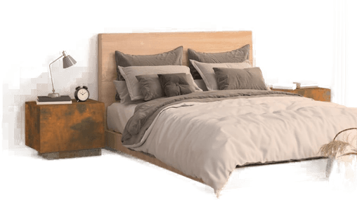 Vidaxl Nattbord røkt eik 100x35 cm