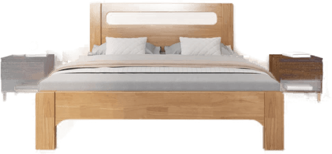 Vidaxl Nattbord 2 stk brun eik 50x46 cm