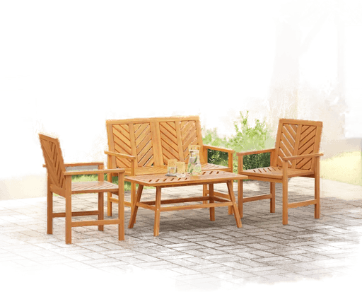 Vidaxl Hage lounge sett 4 pcs