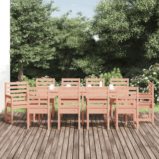 Vidaxl Utendørs spisestue 11 deler