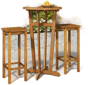 Vidaxl Hagebarsett 3 deler