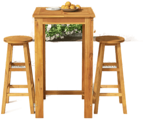 Vidaxl Hagebarsett 3 deler