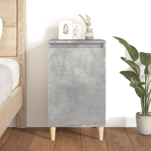 Vidaxl Nattbord betonggrå 40x35x70 cm