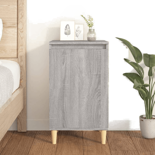 Vidaxl Nattbord grå sonoma 40x35x70 cm