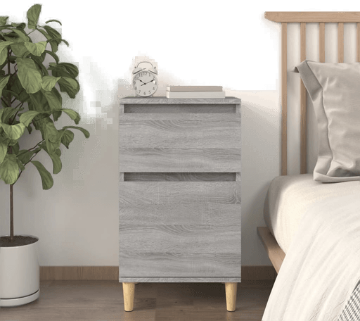Vidaxl Nattbord grå sonoma