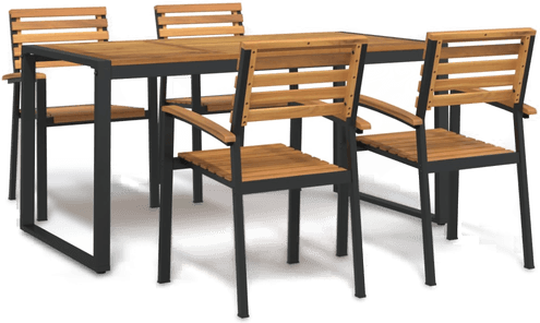 Vidaxl Hagespisegruppe 5 deler