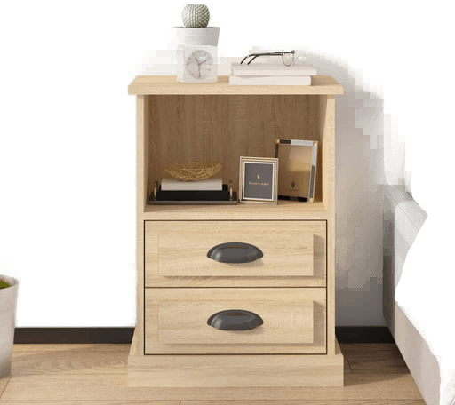 Vidaxl Nattbord sonoma eik