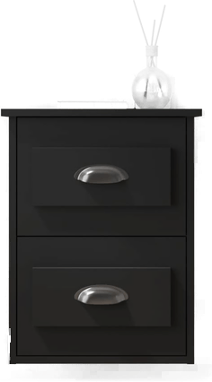 Vidaxl Veggmonterte nattbord 41,5x36x53 cm