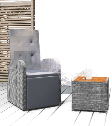 Vidaxl Hageloungesett 2 deler