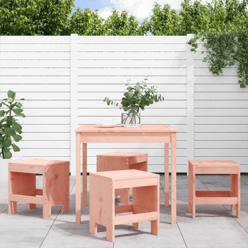 Vidaxl Utendørs spisestue 5 deler