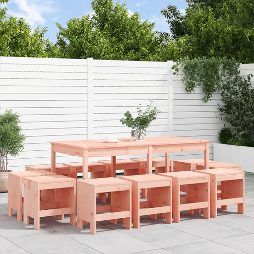 Vidaxl Utendørs spisestue 13 deler