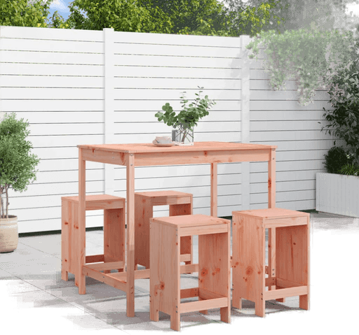 Vidaxl Utendørs spisestue 5 deler