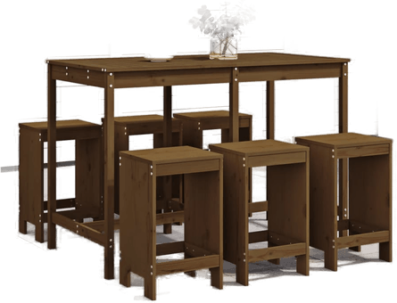 Vidaxl Hagebarsett 7 deler