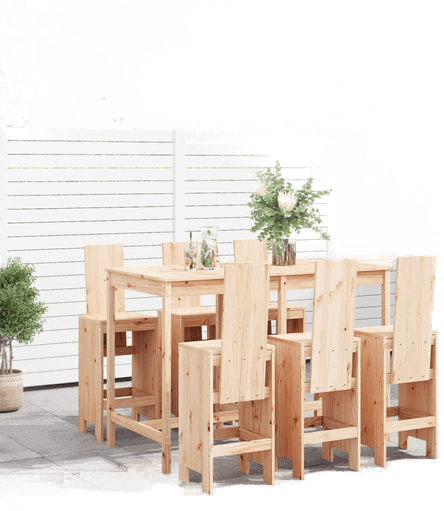 Vidaxl Hagebarsett 7 deler