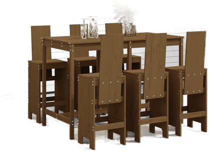 Vidaxl Hagebarsett 7 deler