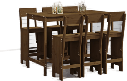 Vidaxl Hagebarsett 7 deler