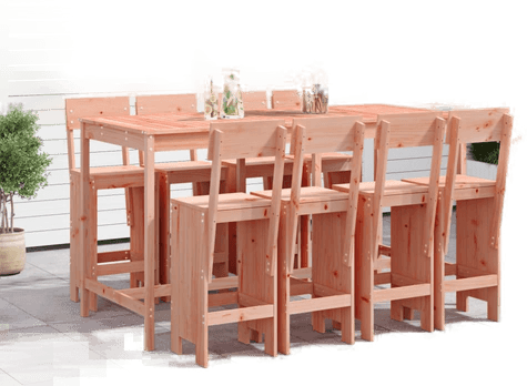 Vidaxl Hagebarsett 9 deler