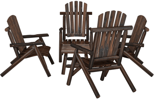 Vidaxl Hagemøbelsett 5 deler