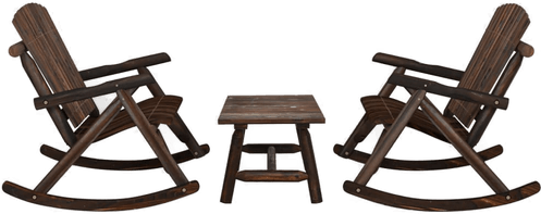 Vidaxl Hagemøbelsett 3 deler