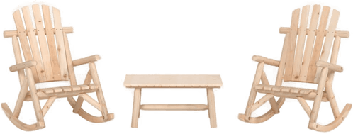 Vidaxl Hagemøbelsett 3 deler