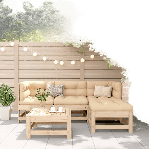 Vidaxl Hagesofagruppe 5 deler