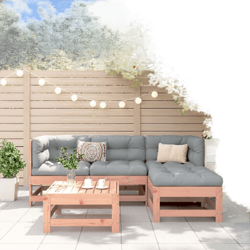 Vidaxl Utendørs spisestue 5 deler