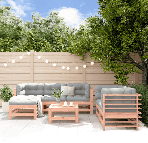 Vidaxl Utendørs spisestue 7 deler