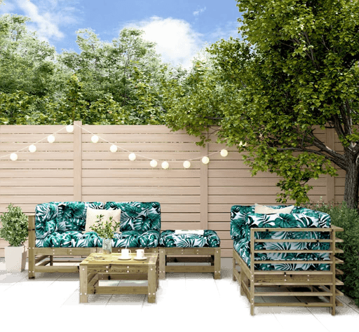 Vidaxl Hagesofagruppe 6 deler