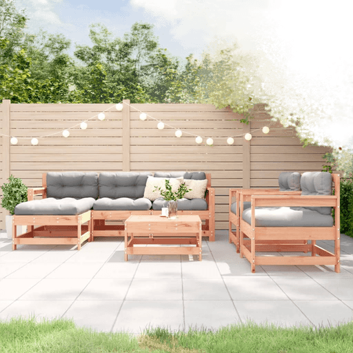 Vidaxl Utendørs spisestue 7 deler