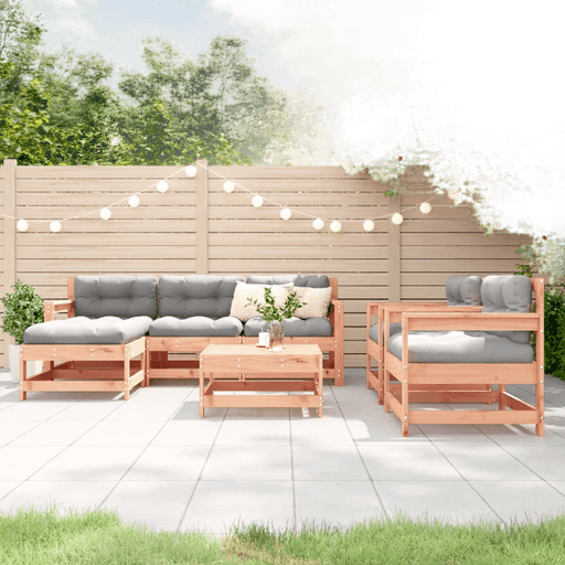 Vidaxl Utendørs spisestue 7 deler