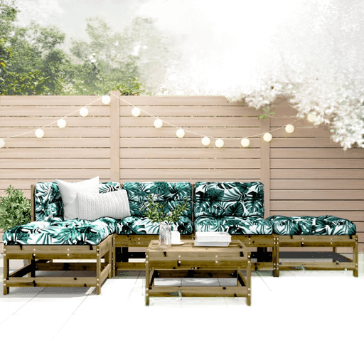 Vidaxl Hagesofagruppe 6 deler