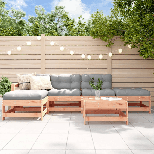 Vidaxl Utendørs spisestue 6 deler