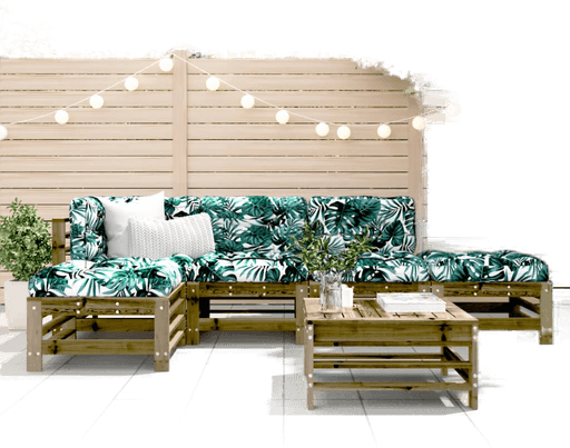 Vidaxl Hagesofagruppe 6 deler