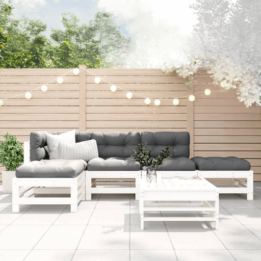 Vidaxl Hagesofagruppe 6 deler