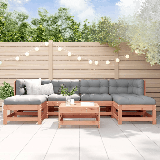 Vidaxl Utendørs spisestue 7 deler