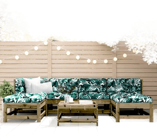 Vidaxl Hagesofagruppe 7 deler