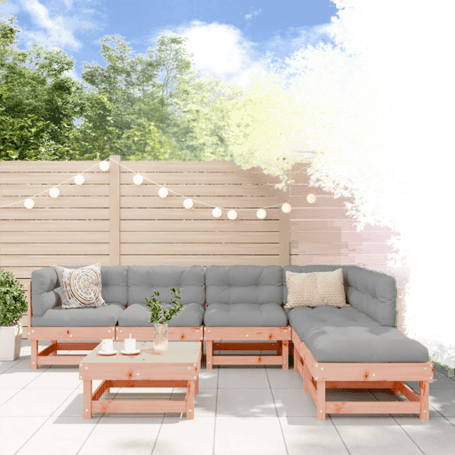 Vidaxl Utendørs spisestue 7 deler