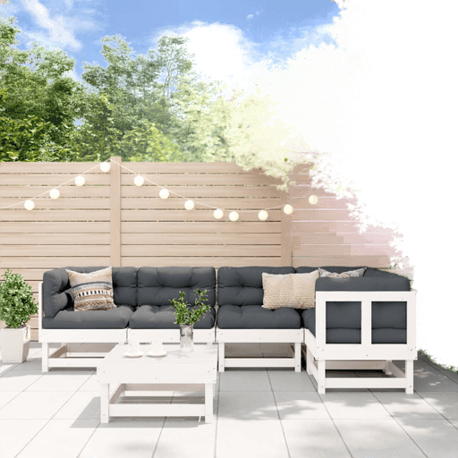 Vidaxl Hagesofagruppe 6 deler